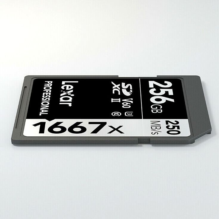 Tarjeta de memoria SD de 256 GB UHS-II Class 10 U3 C10 ideal para cámaras réflex digitales y cámaras 3D 256 GB almacenamiento de datos tarjeta de memoria SDXC Professional 