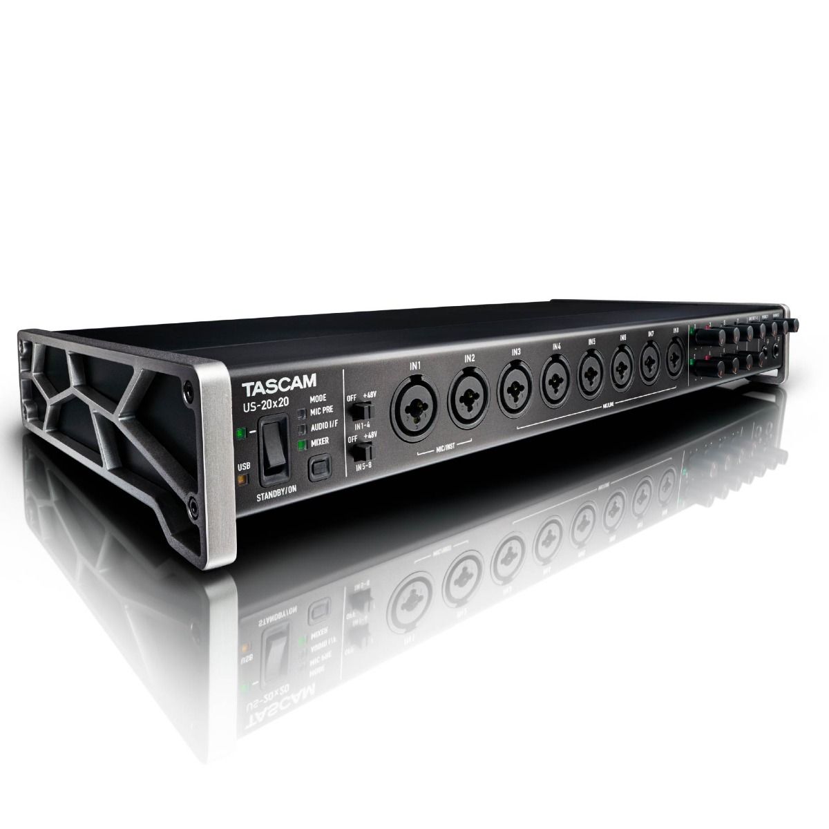 Interfaz de audio USB / MIDI / Matrix Mixer digital con DSP 20