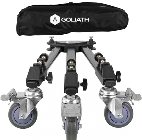 Dolly Universal GOLIATH VD2, Resistente plataforma móvil, para tripies profesionales.