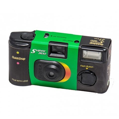 Cámara Desechable Fujifilm Quicksnap Super 800 Con Flash