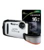 Cámara Fujifilm Finepix XP130 blanca 16mp 20m Wi Fi kit 16gb y correa