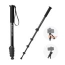 Monopie para cámara K&F Concept de 63'' de aluminio de 5 secciones de altura