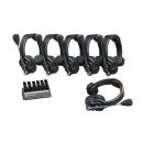 Hollyland Solidcom SE-6S Sistema de Intercomunicación con 6 Headsets (Dual Battery Version)