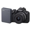 Cámara Canon EOS R50 RF-S 18-45mm F4.5-6.3 IS  STM+Impresora  QX20