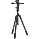KIT DE TRIPIE MANFROTTO MKBFRTC4GTFB3W BEFREE GT FB HYBRID FIBRA DE CARBON C/ CABEZA 3 MOVIMIENTOS