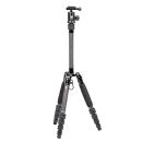 Tripie Sirui Traveler 5C ligero de fibra de carbono para cámara