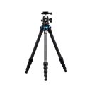 Tripie Sirui pequeño de fibra de carbono AM-225 con rótula de bola B-00K