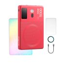 Lámpara de Luz Godox LED Modelo MA5R Color Rojo para Fotografía-Video