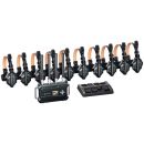 Hollyland Solidcom C1 Pro Roaming Hub 10S con 10 Single-Ear Headsets (G-Mount, 1.9 GHz)