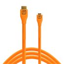 Cable Tether Tools Micro-HDMI a HDMI con Ethernet 4.6m (H2D15-ORG)