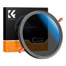 Filtro ND Variable + CPL K&F Concept 58mm ND2-32&CPL 18 Capas de Recubrimiento Multicapa Serie Nano-C
