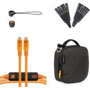 Kit Básico de Conexión Tether Tools TetherPro Optima 10G Tethering 4.5m-Naranja (BTKC15G2-ORG)