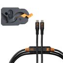 Kit de cables Tether Tools LeverLock y Optima (4.5m, negro antirreflectante)