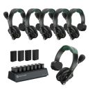 Hollyland Solidcom SE Pro-6S Sistema de Intercomunicación con 6 Headsets (1.9 GHz)