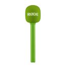 Adaptador de Mano RODE para Wireless GO Verde. Interview GO Green Handle and pop filter attachment for Wireless GO