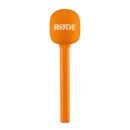 Adaptador de Mano RODE para Wireless GO Naranja. Interview GO Orange Handle and pop filter attachment