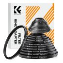 Kit 11 Anillos K&F Concept Adaptadores Reductores para Filtros Setp Up/Down (SKU0801)