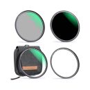 Kit de 3 Filtros Magnéticos K&F Concept Nano-X CPL + ND1000 + UV 72mm (SKU.1625)