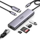 Multilector de Tarjetas HUB 7 a 1 HDMI 4K USB-C 100W