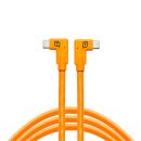 Cable Tether Tools USB-C a USB-C Ángulo Recto Dual TetherPro 4.6m (CUC15RT2RTORG)