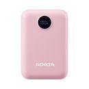 Cargador Portatil Digital Powerbank Adata 10000mAh tipo C Rosa