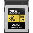 Memoria Lexar 256GB CFexpress Type B 3600 MB/s write 3300 MB/s read Professional Card Gold