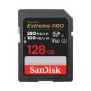 Memoria SanDisk SD 128GB UHS-II U3 V60 EXTREME PRO 280 MB/s