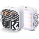 Lámpara LED Bicolor K&F Concept L01 Portátil Recargable RGB - Blanca