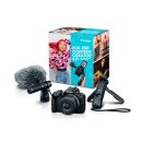 Cámara Canon EOS R50 Content Creator Kit Micrófono DM-E100• Tripie HG-100TBR
