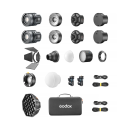 Kit Lámpara LED Godox RS60R RGB con Accesorio de Proyección + Estuche
