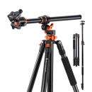 Tripie Video K&F Concept VA18 de Aleación Aluminio con Cabezal Fluido