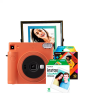Cámara Fujifilm Instax Square SQ1 Naranja+marco+pelicula