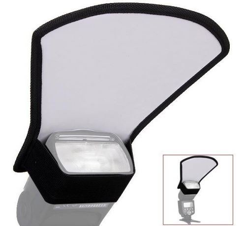 Reflector Con Difusor De Luz Blanco Para Flash Speedlite Size: 20*13.5Cm Weifeng