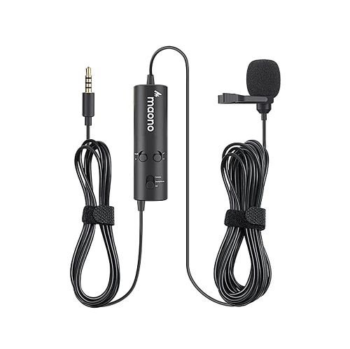 Micrófono MAONO Alámbrico Omnidireccional Lavalier AU-103