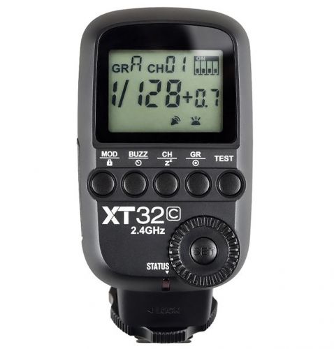 Disparador XT32C Godox, Funciona solamente en modo Manual, es inalámbrico.
