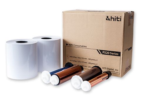 Consumible P520L Kit Media Hiti P/ P520/525 1000 Impresiones 4X6"