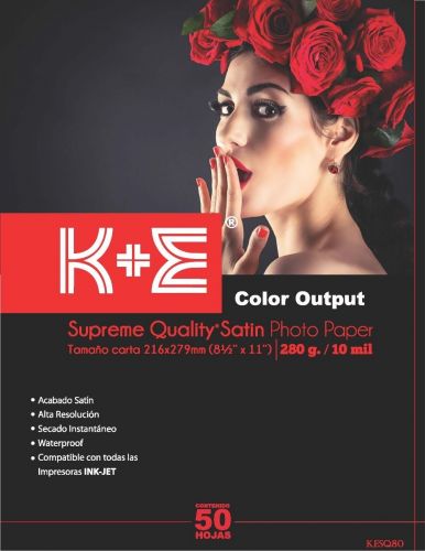 Supreme Quality Satin Photo Paper 50 Hojas