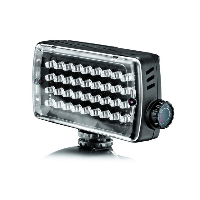 Lampara Manfrotto Hibrida 36 LEDS, Luz CONT. y Flash P/FOTOG. ML360H