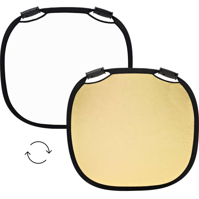 Collapsible Reflector Gold/White M