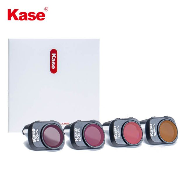 Kit ND4 en 1 Kase para Mavic mini 1 y 2 Incluye ND8-PL, ND16-PL, ND32-PL y ND64-PL