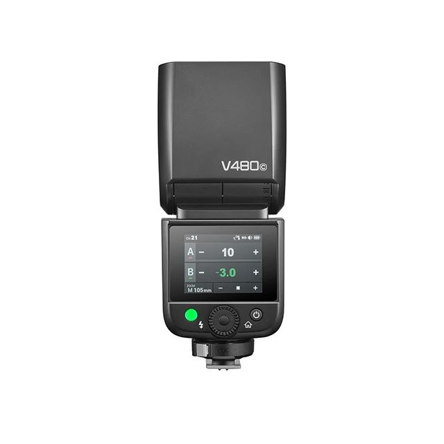 Flash Portátil Godox Ving V480N para Nikon con Pantalla Táctil