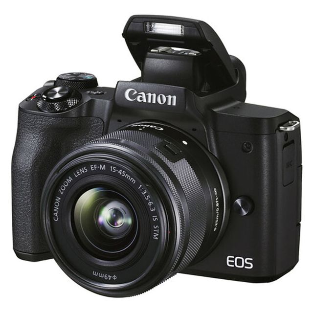 Cámara Canon EOS M50 Mark II con lente EF-M 15-45mm