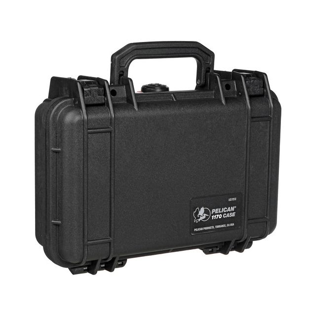 Small Case Pelican 1170 Negro Foam Completo