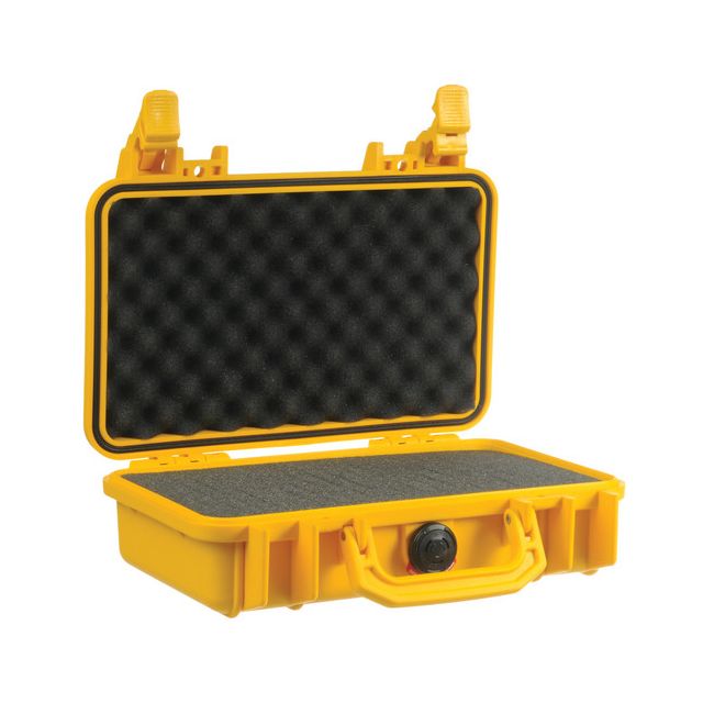 Small Case Pelican 1170 Amarillo Foam Completo