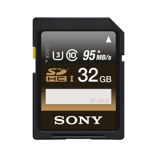 Tarjeta de memoria Sony 32GB UHS I- ③ Memory Card Class 10 Transfer Speed: 95MB/S SF32UZ/TQN
