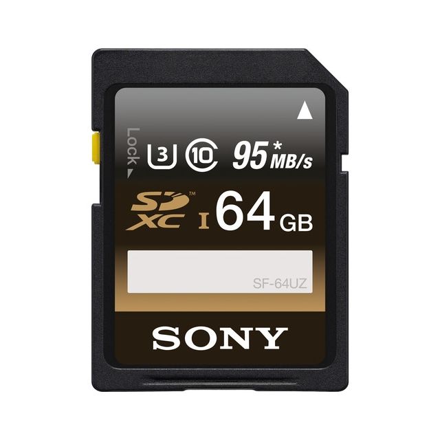 Tarjeta de memoria Sony 64GB Tough UHS II-③ Class 10 4K Lectura: 277MB/S, Escritura: 150MB/S