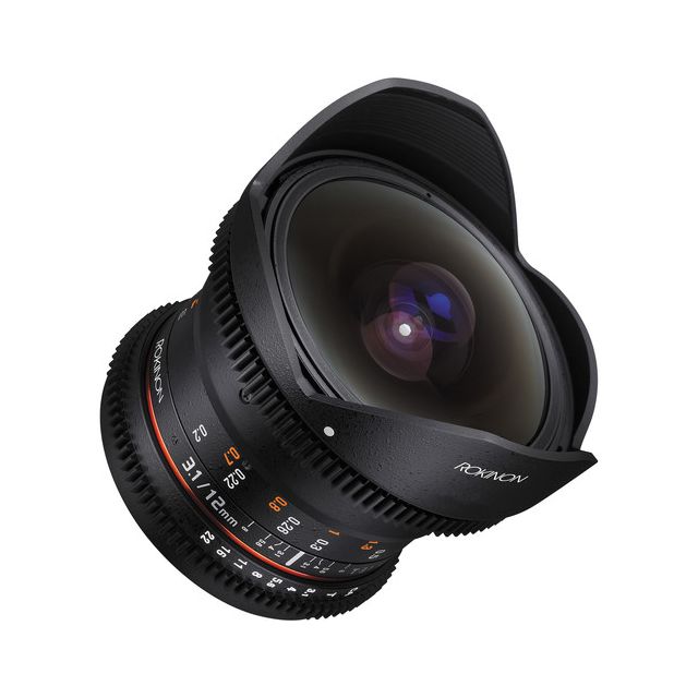 Lente Rokinon 12mm T3.1 Cine DS Fisheye Montura Canon EF