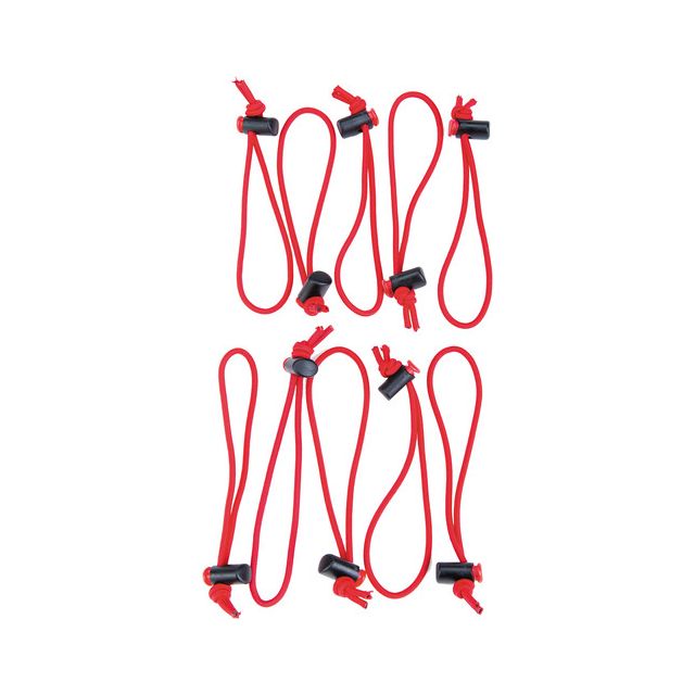 10 Cintas Think Tank Elásticas Rojas - RED WHIPS