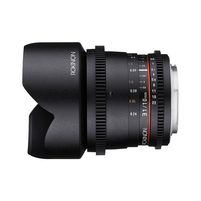 Lente Rokinon 10mm T3.1 Cine DS Montura Nikon F APS-C