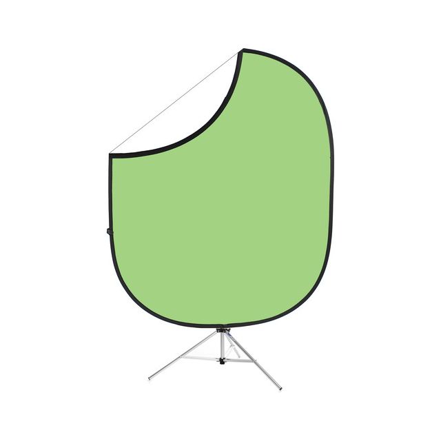 Fondo Plegable 2 En 1 Con Tripie Savage Green/White 1.52m X 1.83m